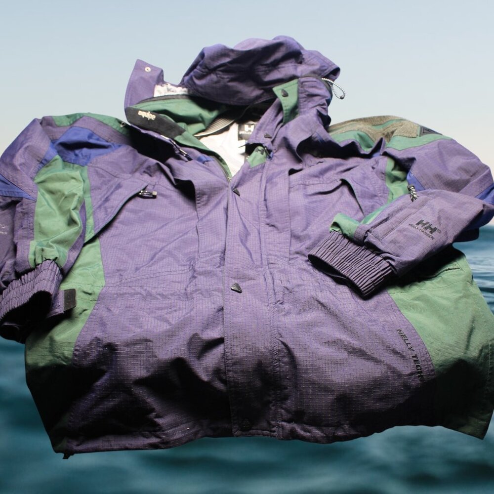 Vintage Helly Hansen Jacket Equipe Tech Snowboarding Ski Hiking 90s Men Sz L